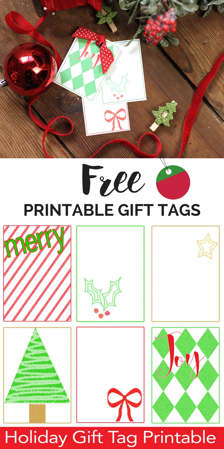 free printable christmas gift tags - suburban simplicity